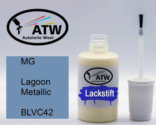 MG, Lagoon Metallic, BLVC42: 20ml Lackstift, von ATW Autoteile West.